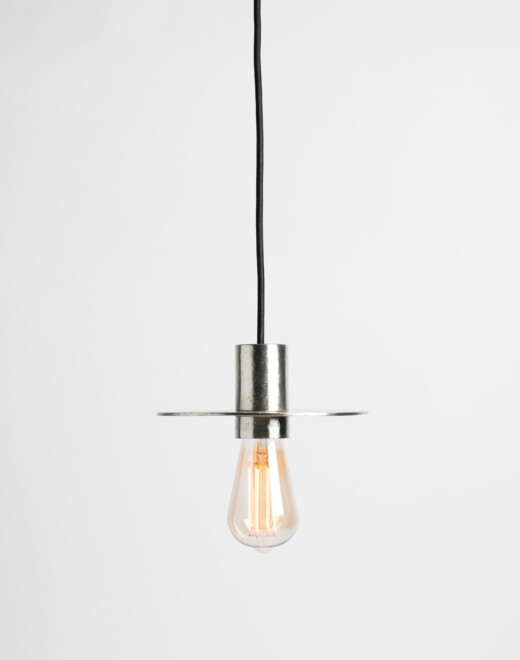 Kibo Satin-Weißbronze + Led Leuchtmittel ST64 Bernsteinfarben