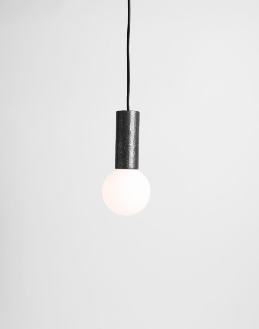 Roddo 12 Ruw Metaal + Led Lamp G100 Mat Wit – Dim to Warm