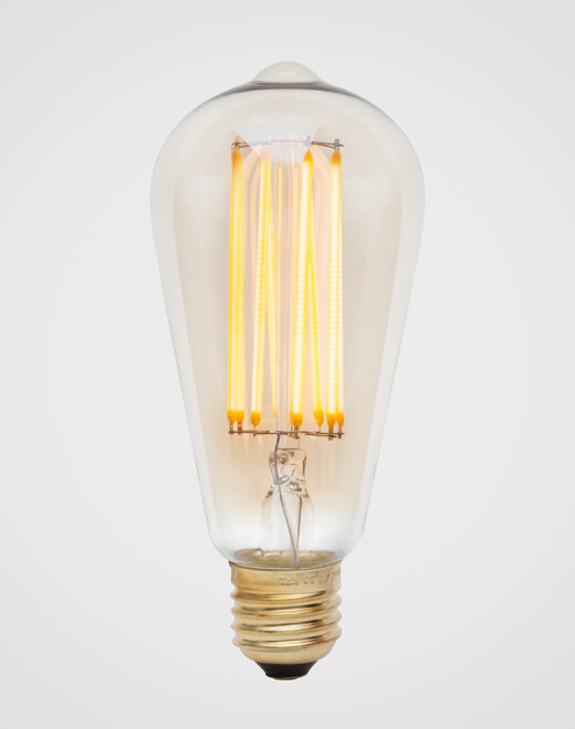 Led Lamp ST64 Amber 3W E27